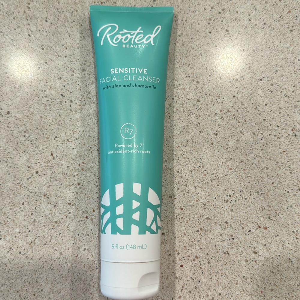 Brand Rooted beauty, new never opened sensitive facial cleanser